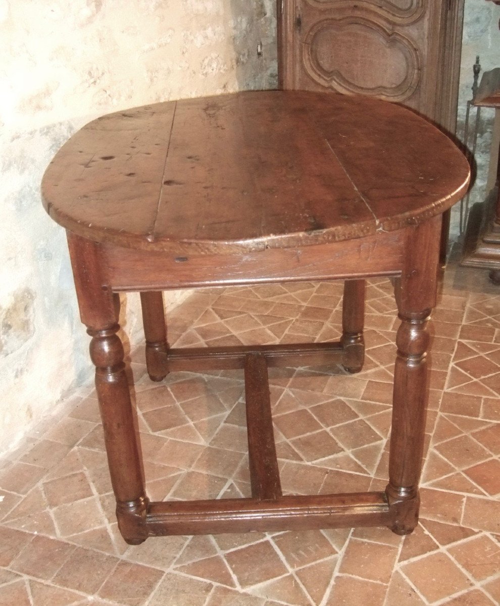 17th Century Quercy Rustic Table-photo-1