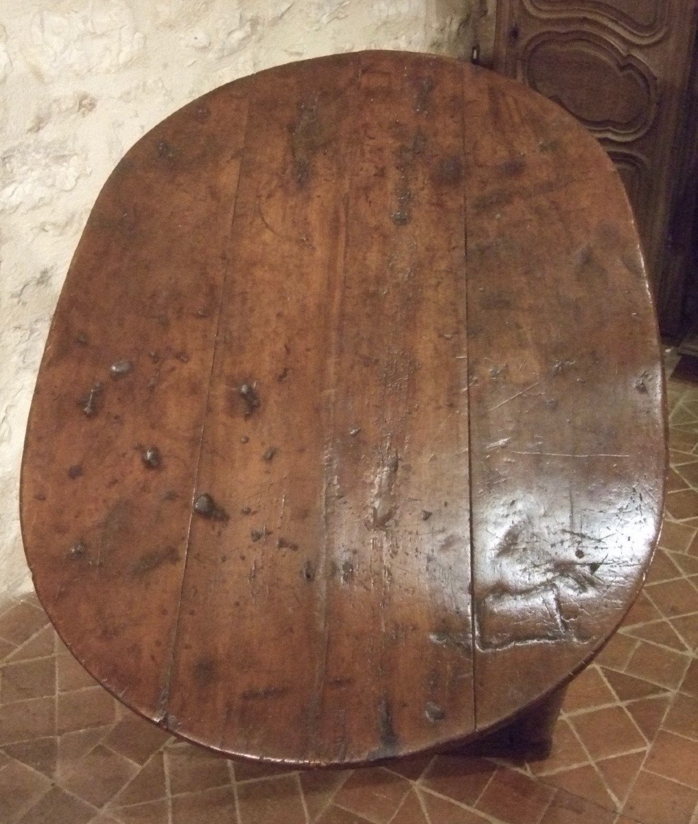 17th Century Quercy Rustic Table-photo-6