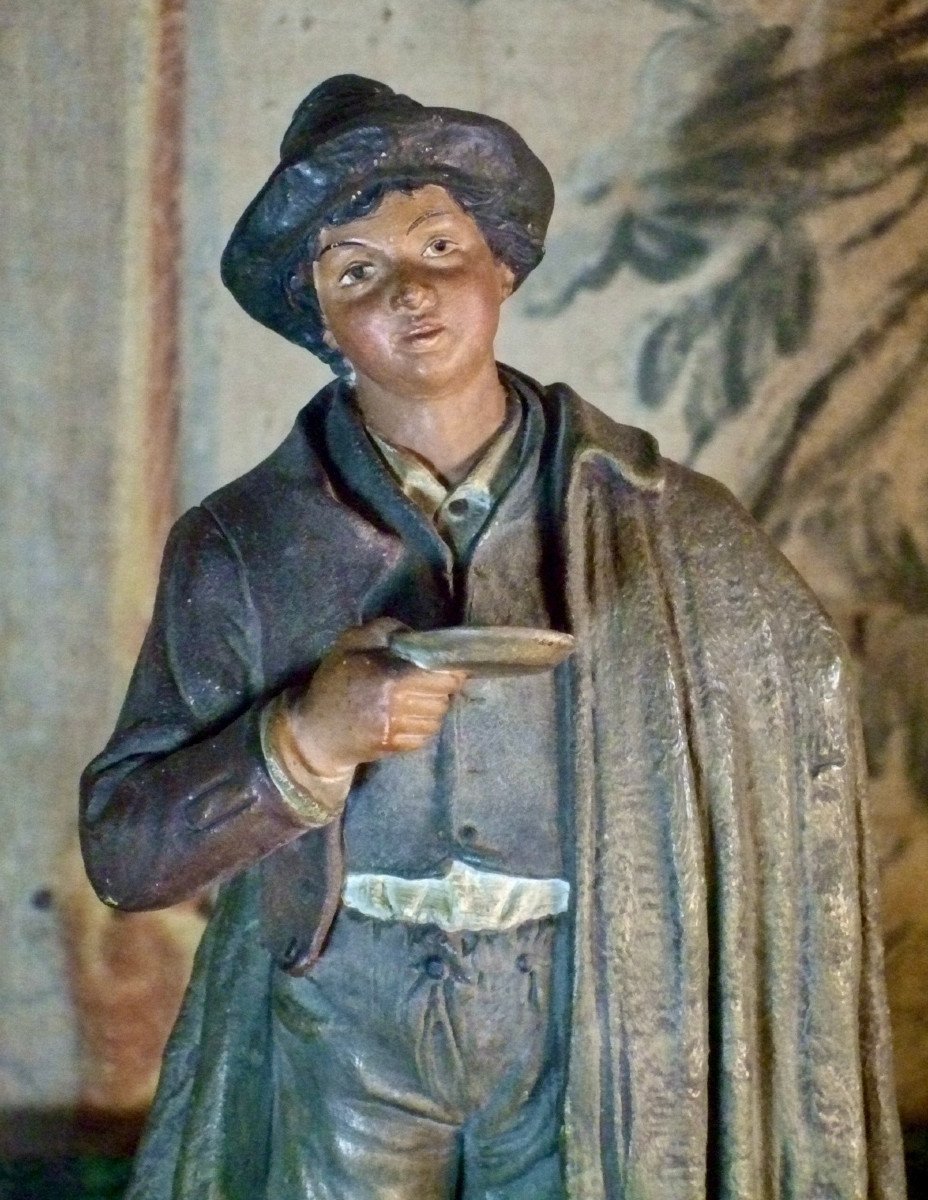 Jeune Paysan Italien Par Bernhard Bloch  XIXè-photo-2
