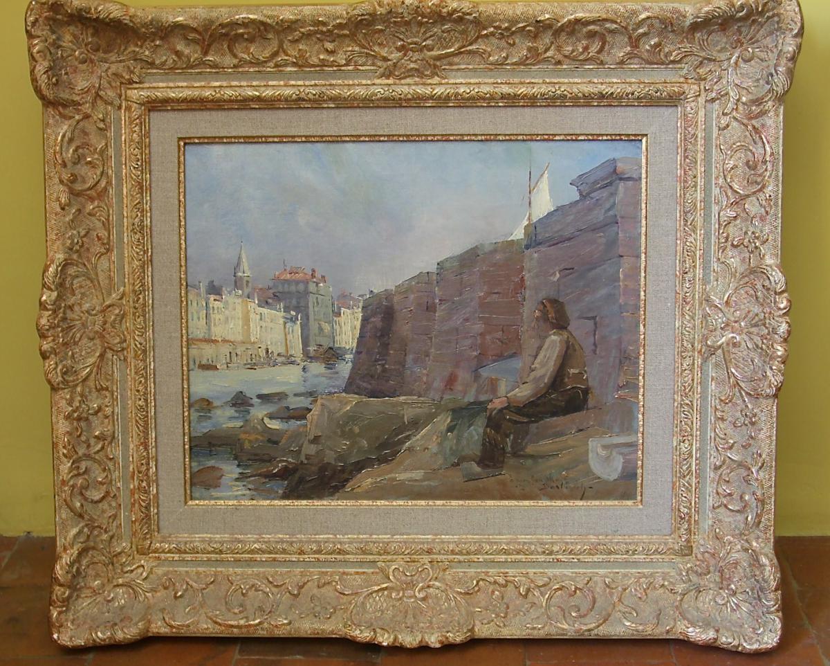 Marseille: Les Accoules Par Marius Barthalot