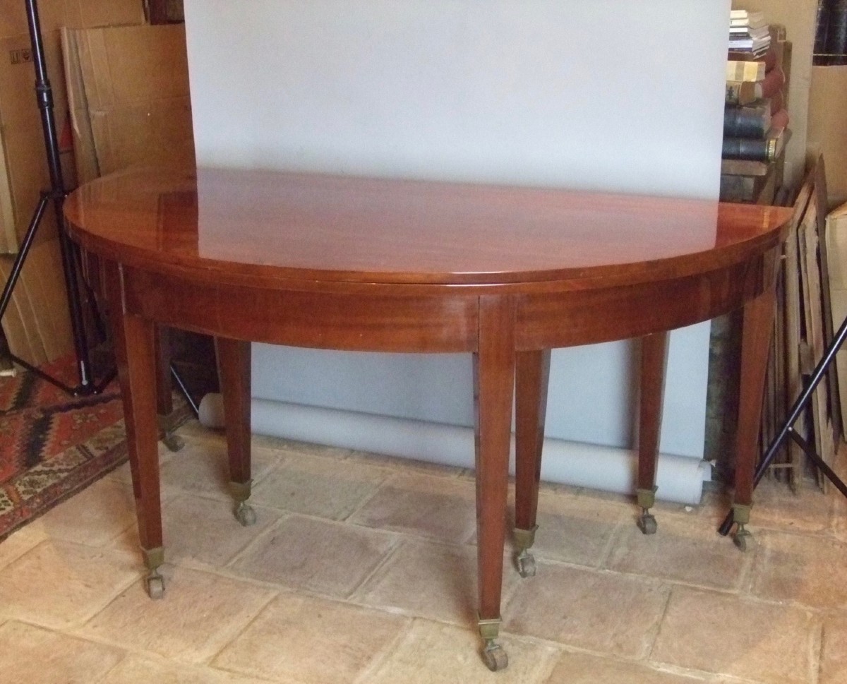 Table Portefeuille en Acajou  Début XIXè-photo-2