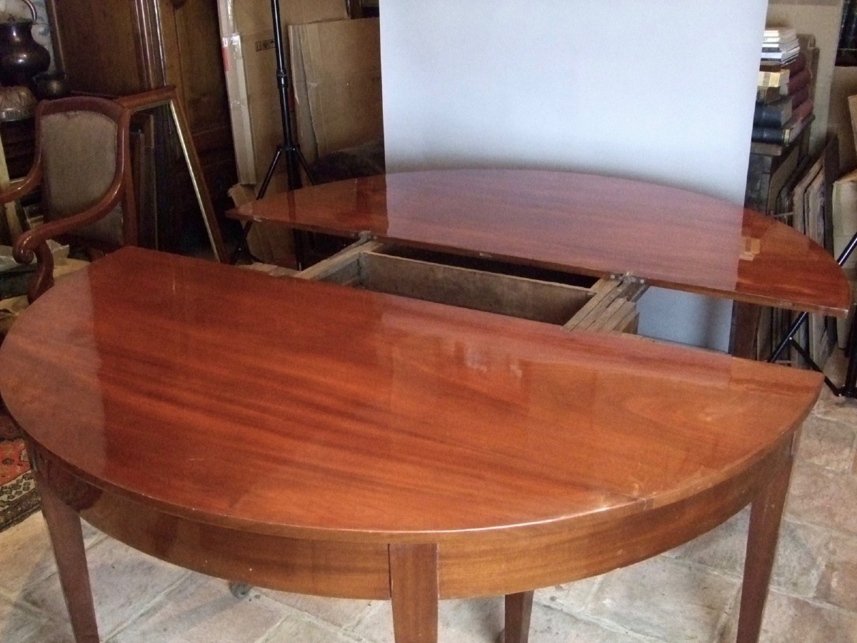 Table Portefeuille en Acajou  Début XIXè-photo-4