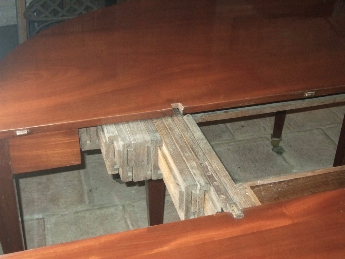 Table Portefeuille en Acajou  Début XIXè-photo-2