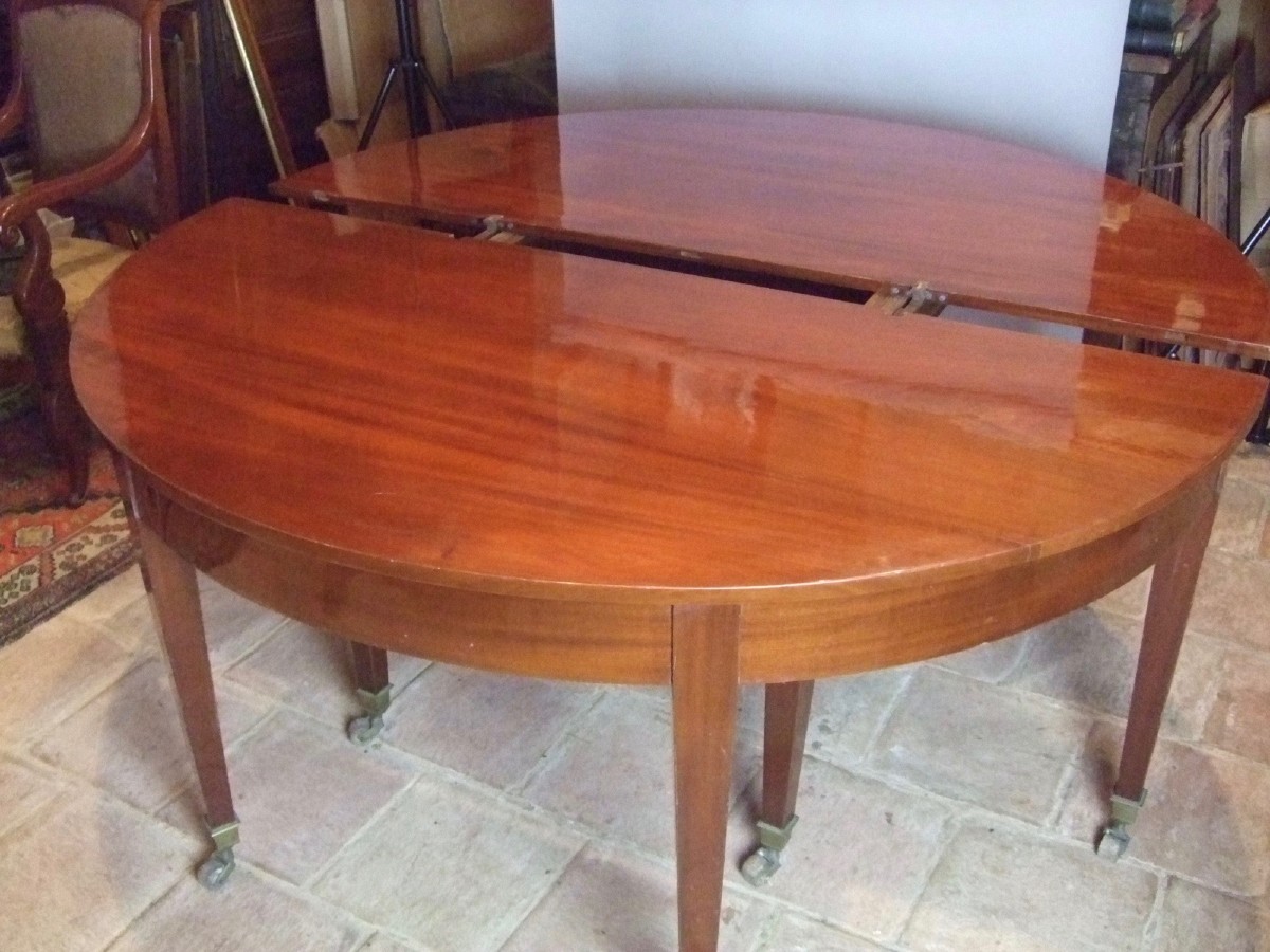 Table Portefeuille en Acajou  Début XIXè