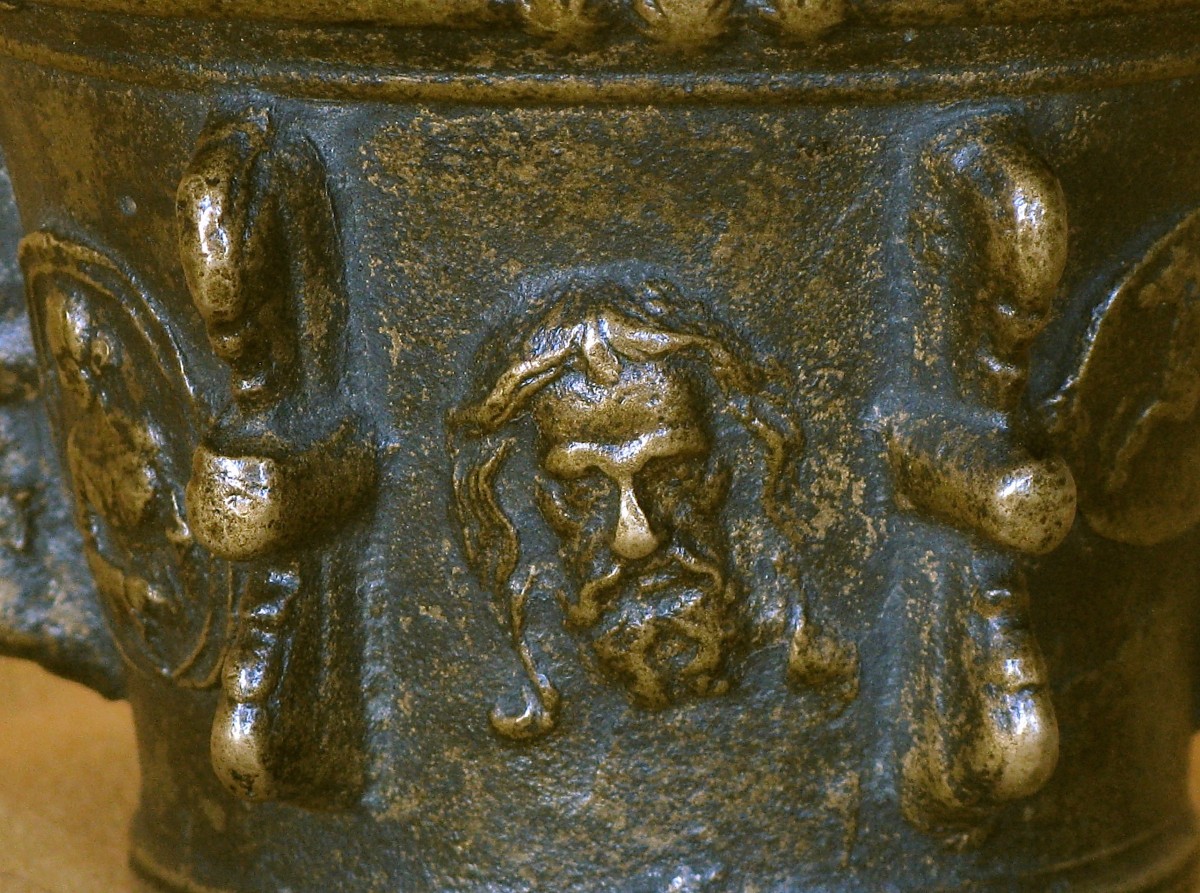 Mortier en Bronze  Début du XVIIè-photo-3