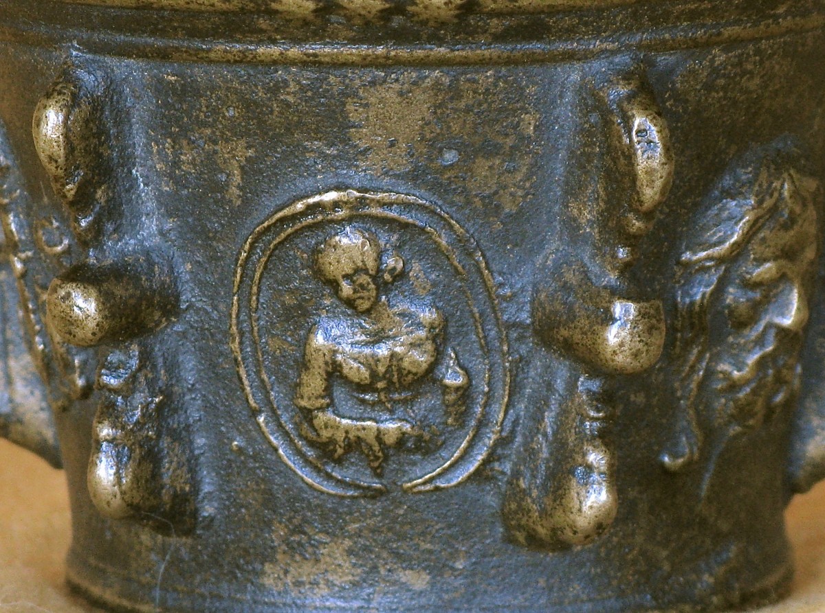 Mortier en Bronze  Début du XVIIè-photo-2