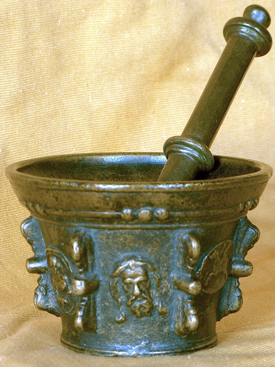 Mortier en Bronze  Début du XVIIè