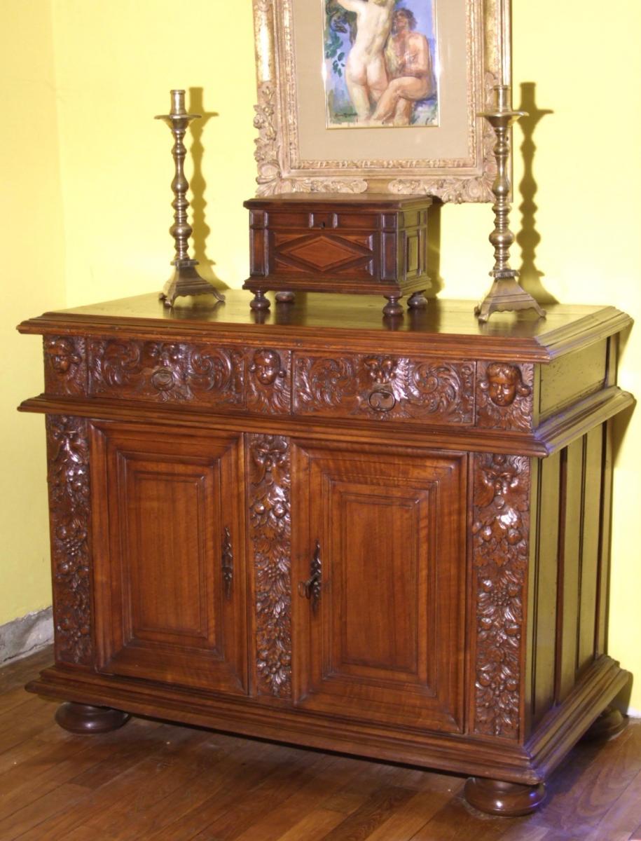 Buffet Louis XIII Walnut-photo-2