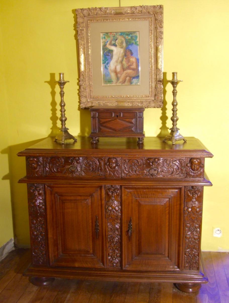 Buffet Louis XIII Walnut-photo-3