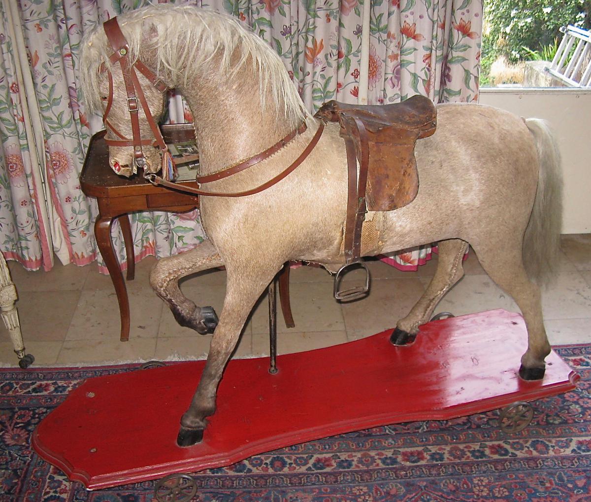 Grand Horse Toy Circa 1900-photo-3
