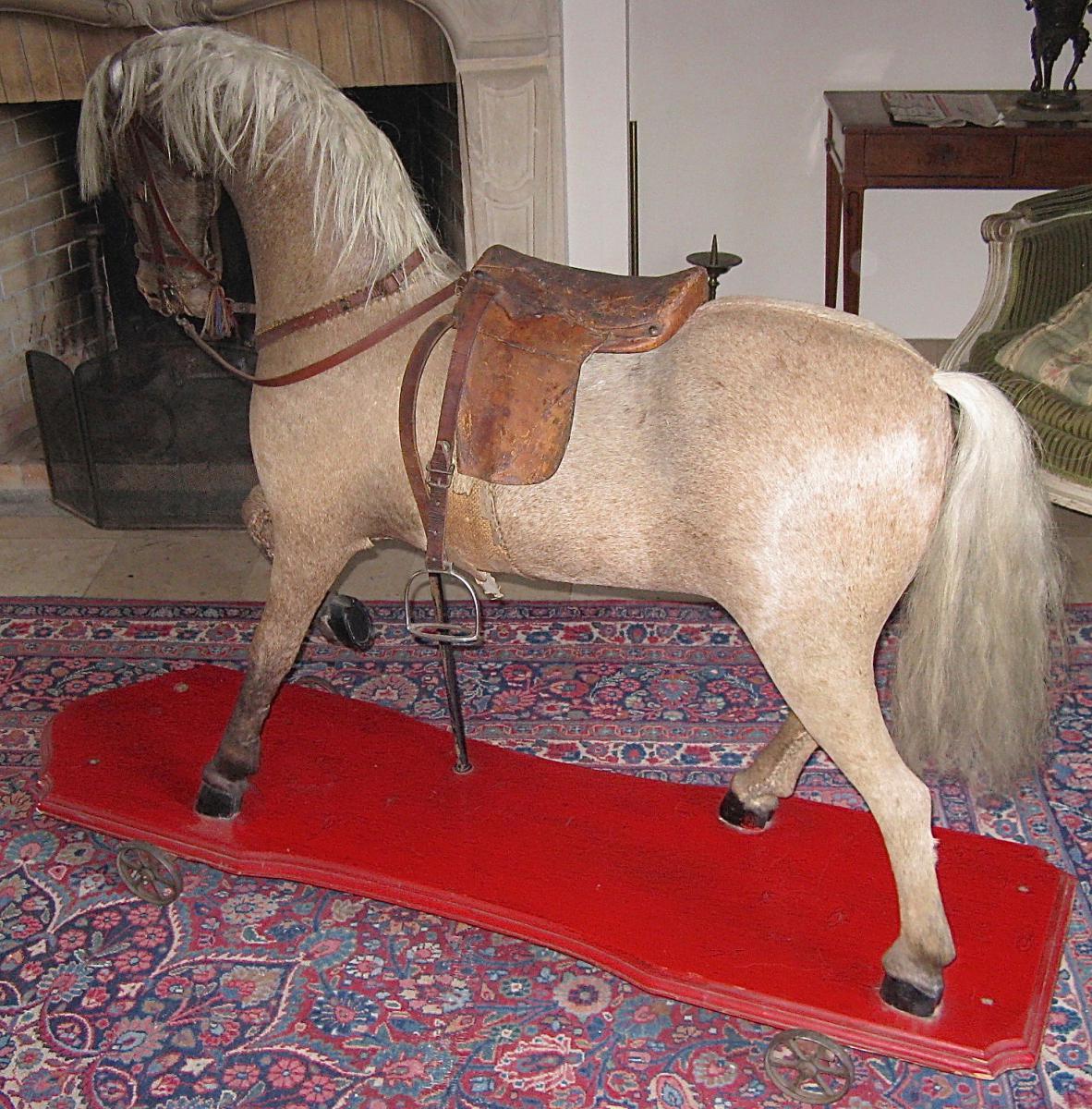 Grand Horse Toy Circa 1900-photo-5