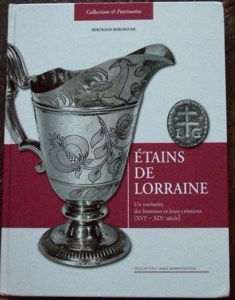 Paire d'Aiguières  En Etain  /  Pont-à-Mousson 18 ème-photo-6