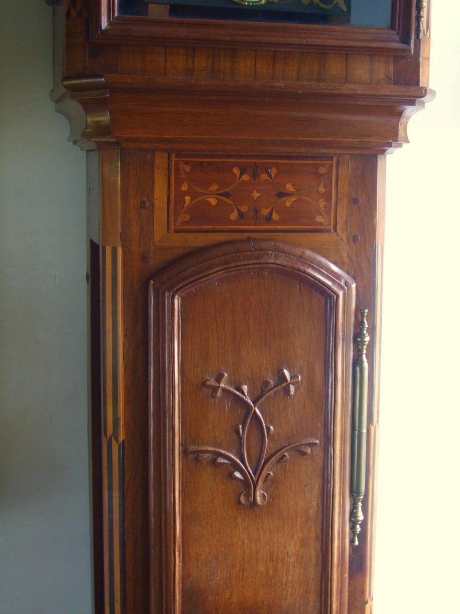 Horloge De Parquet  Lorraine XVIIIè-photo-6