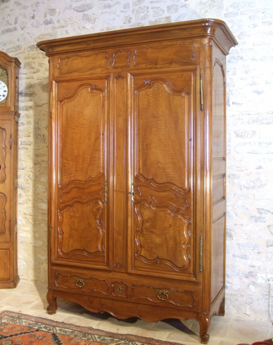 Armoire Provençale De Marseille XVIIIè-photo-4