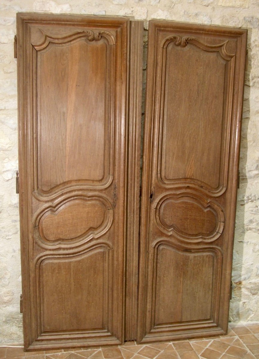 Pair Of Eighteenth Oak Doors