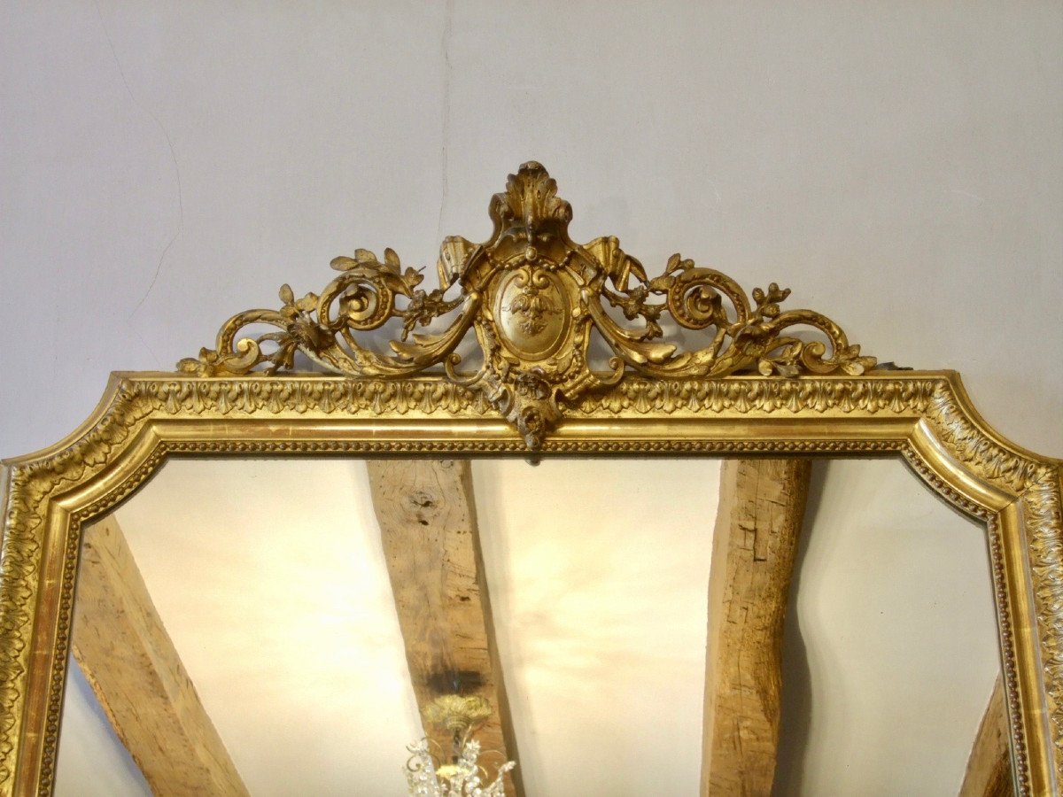Miroir De Style Louis XVI  Epoque XIXè-photo-3