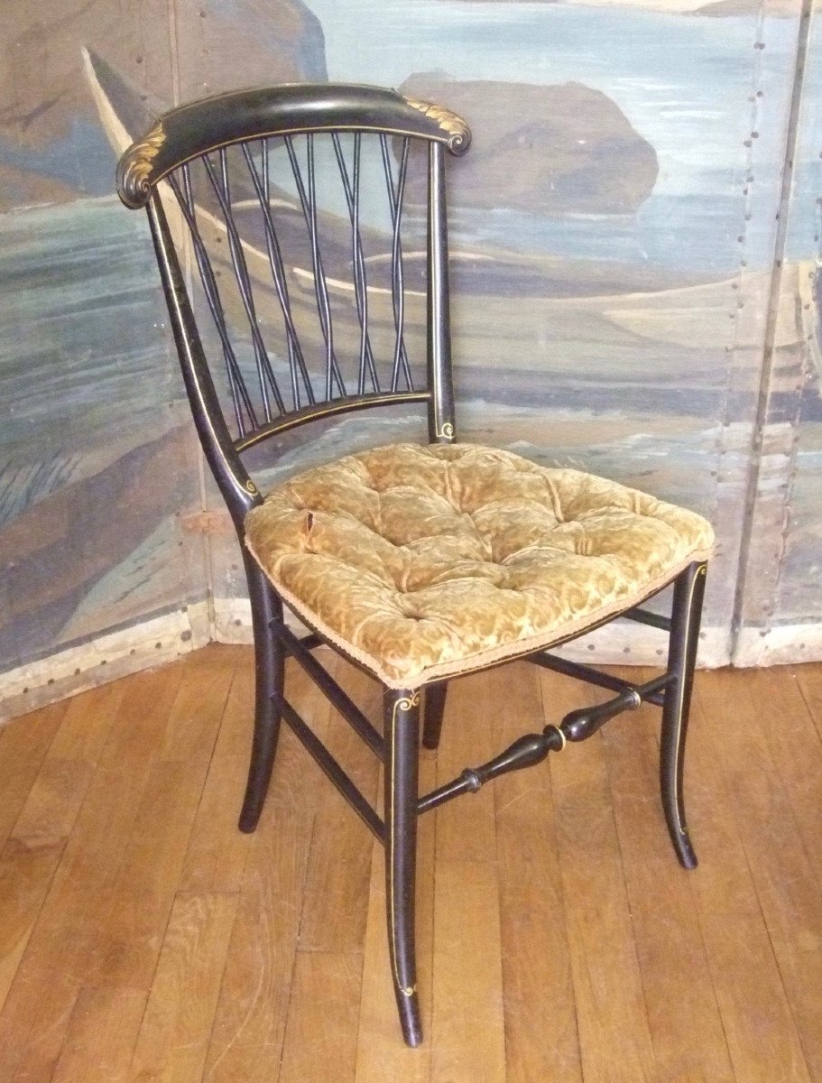 Six Napoleon III Chairs-photo-1