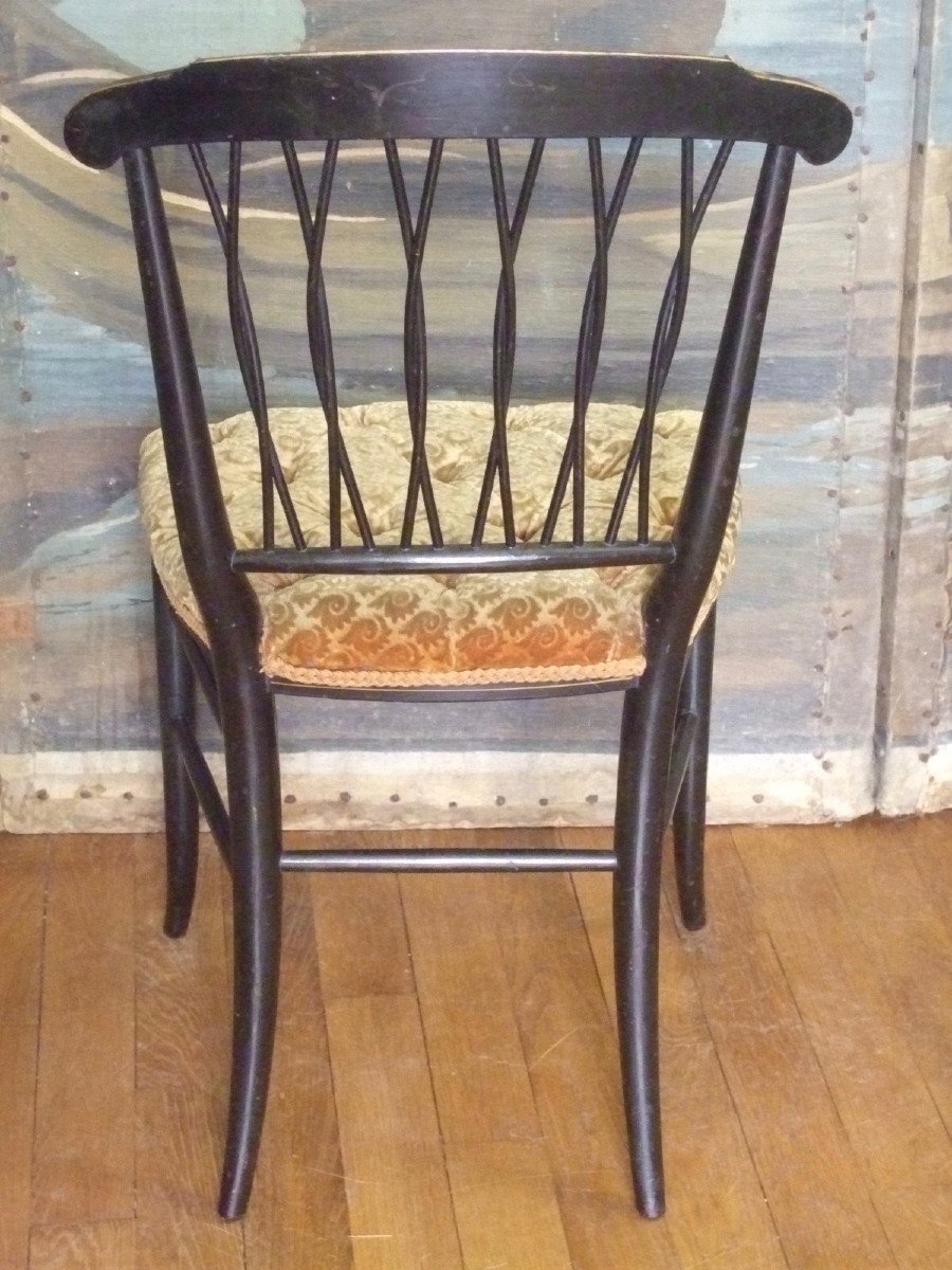 Six Napoleon III Chairs-photo-4