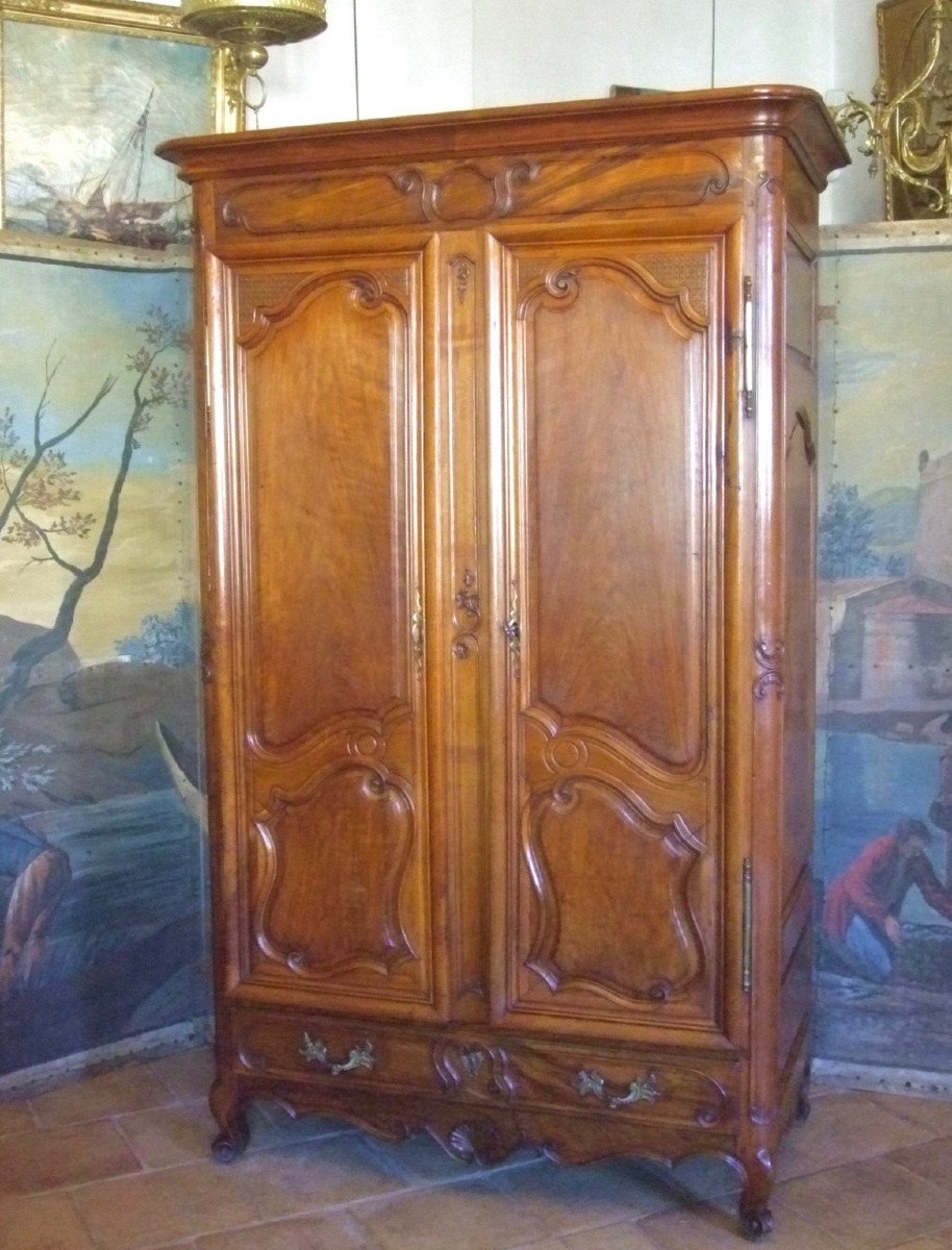 Petite Armoire Provençale De Marseille  XVIIIè-photo-2