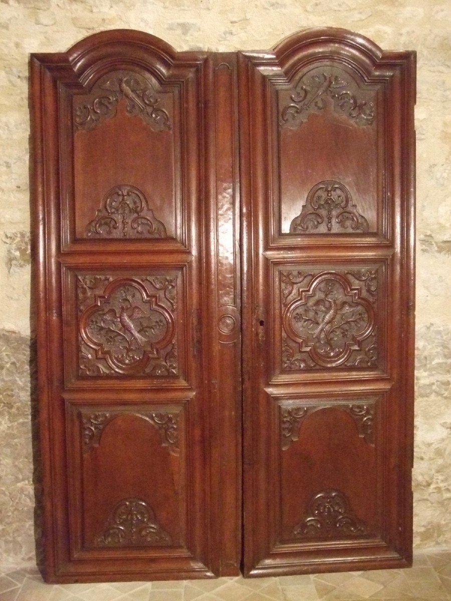 18th Century Rennes Cabinet Doors-photo-2