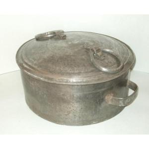 Baptismal Tank In Pewter XVII/xviiiè