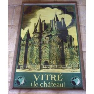 Tourist Poster Le Chateau De Vitré