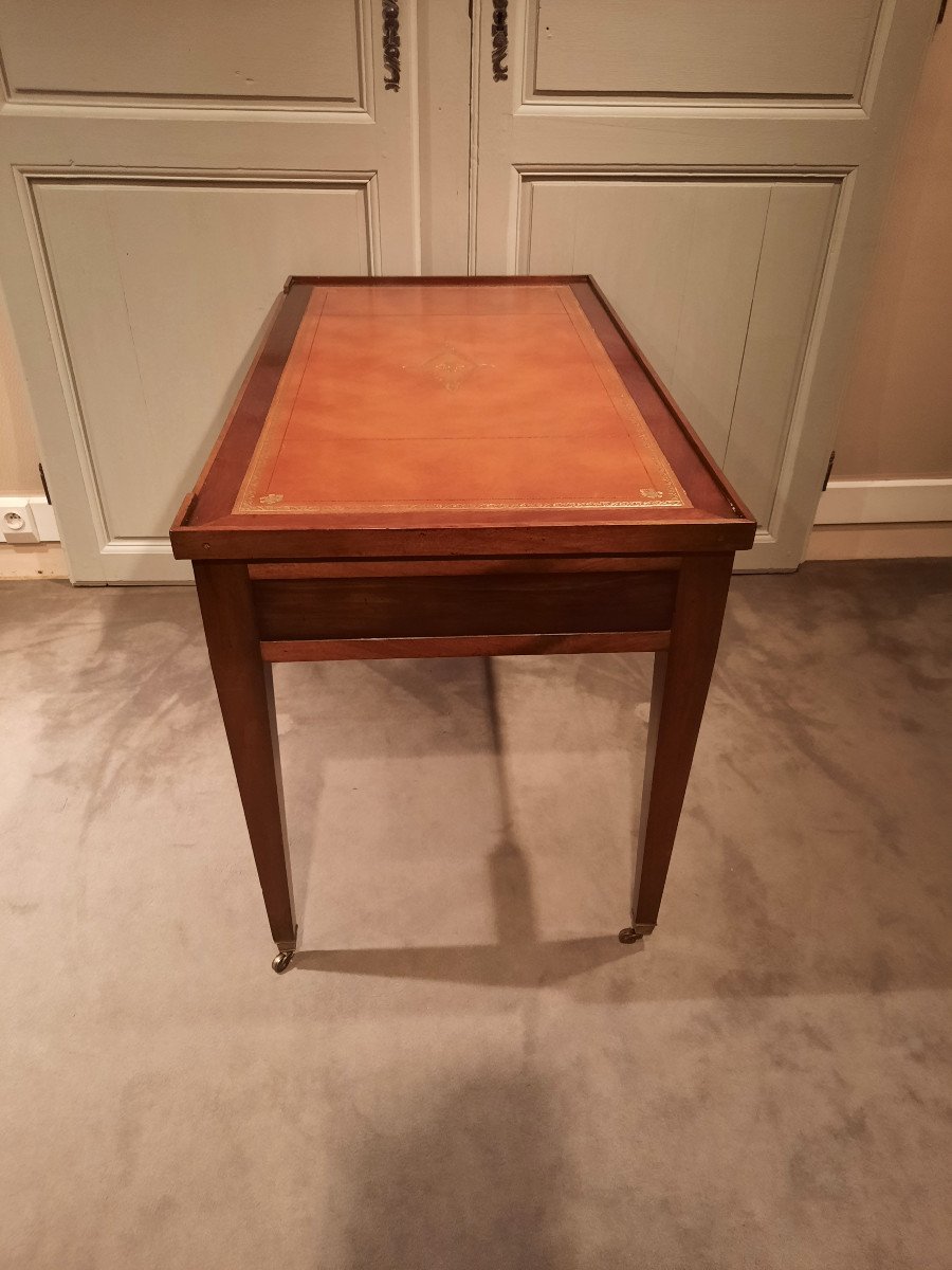 Game Table Called Tric-trac In Mahogany From The Restoration Period.-photo-3