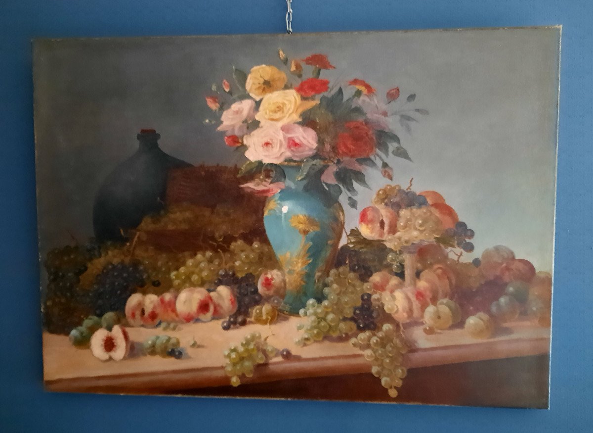 Nature Morte Signée Pol Noël.