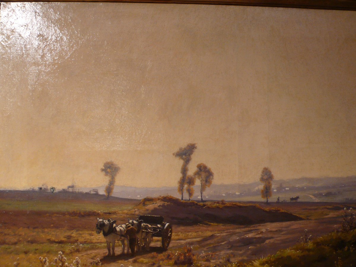 Paysage Signé Henri Saintin-photo-3