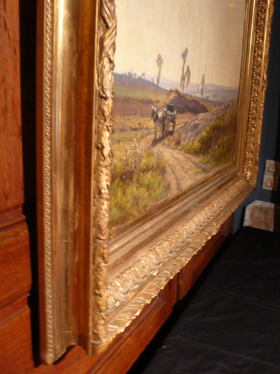Paysage Signé Henri Saintin-photo-4