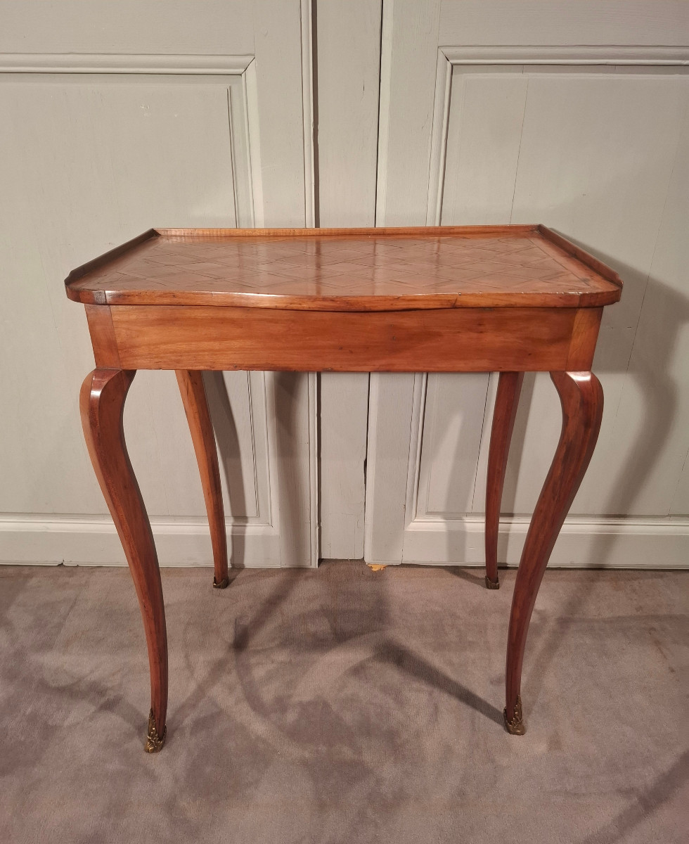 Table bureau Louis XV en merisier d’époque XVIIIème siècle.
