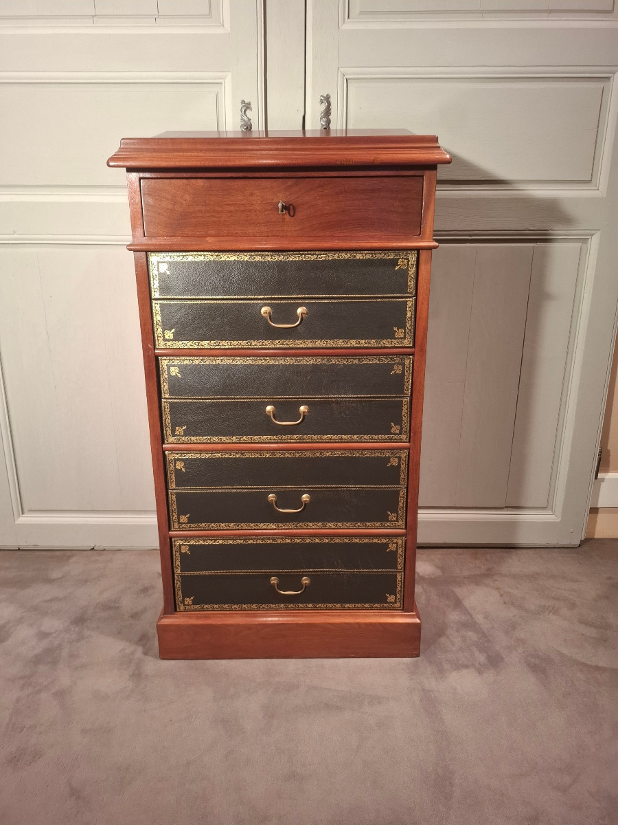 19th Century Walnut Desk.-photo-4