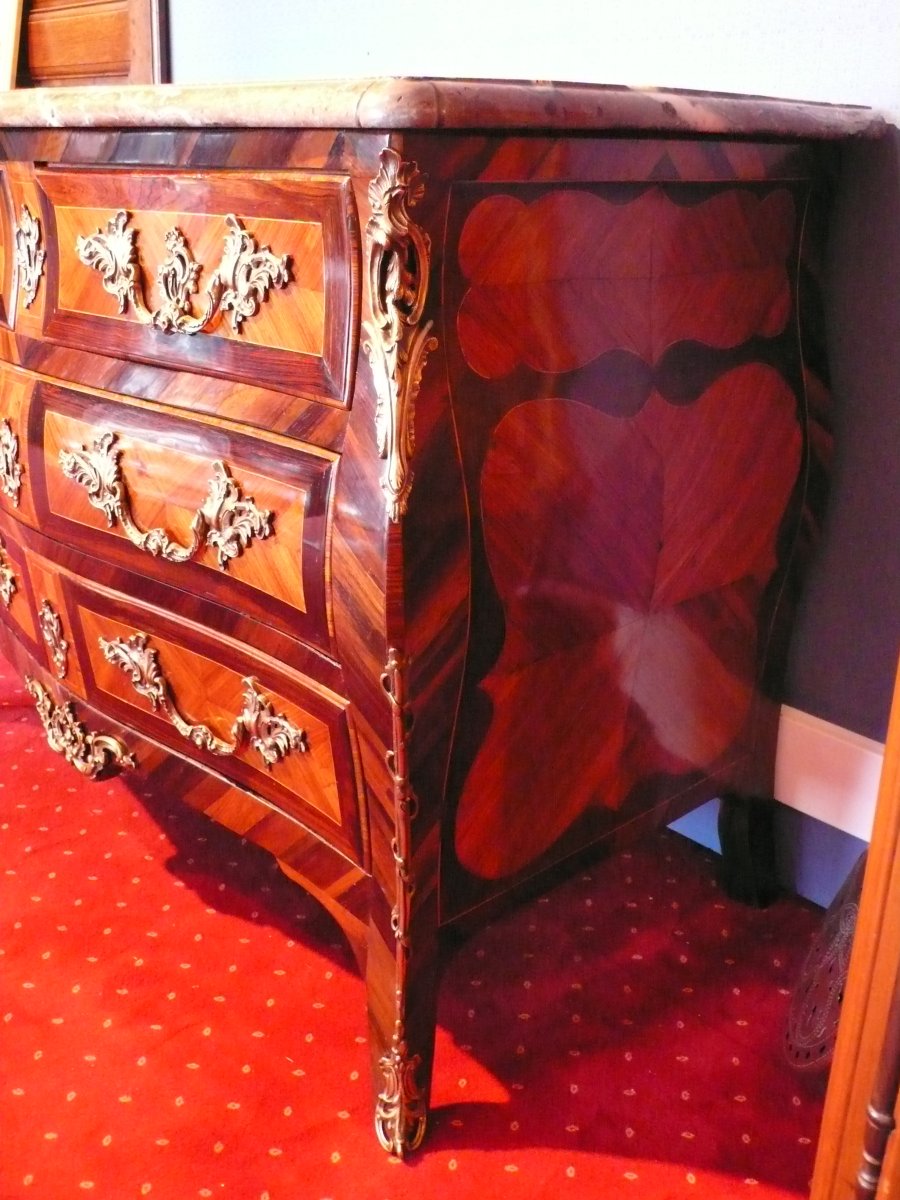 A Louis XV-period Marquetry Chest-coffin.-photo-3