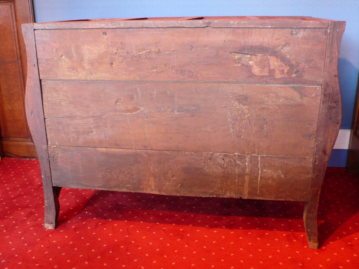A Louis XV-period Marquetry Chest-coffin.-photo-2