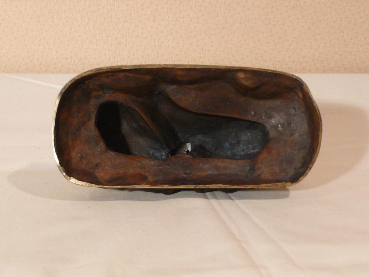 Un Bronze Représentant Des Moutons Signé Guci.-photo-7