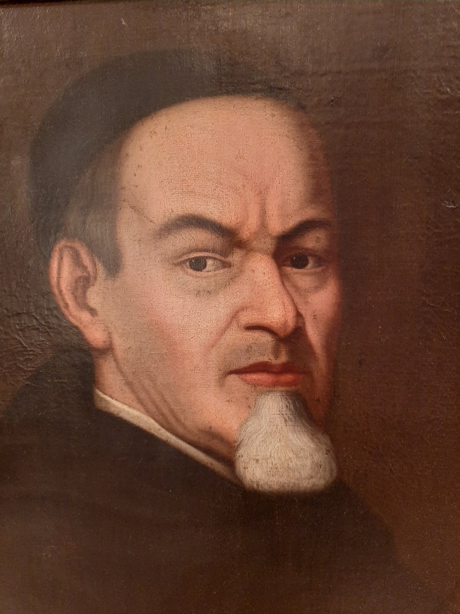 Portrait Of An Ecclesiastic From The Eighteenth Century.-photo-3