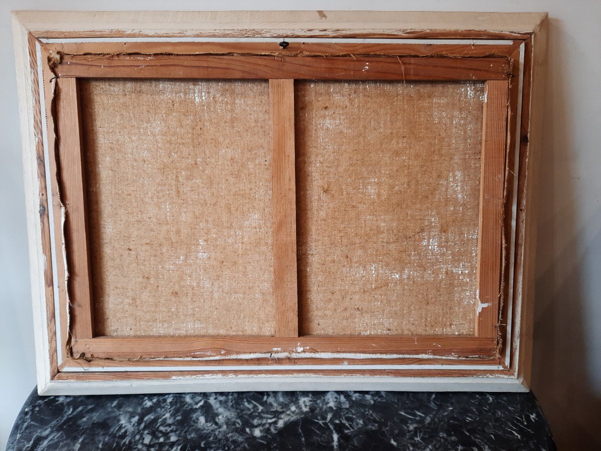 Tableau De Fleurs Signé Maurice Décamps-photo-4