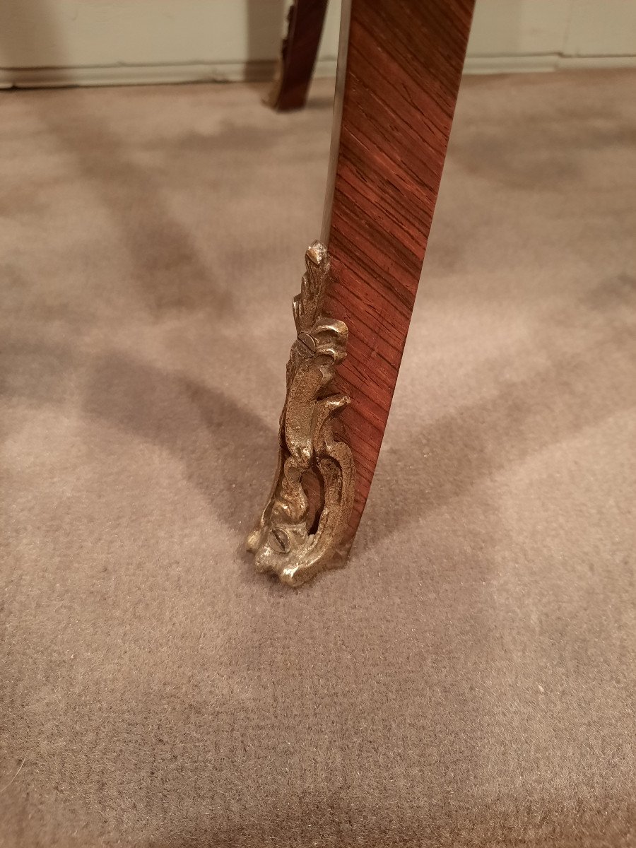 Bureau De Pente Louis XV En Palissandre D’époque XVIIIème Siècle.-photo-6