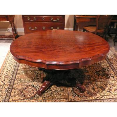 Pedestal Mahogany Violin Tray Napoleon III.