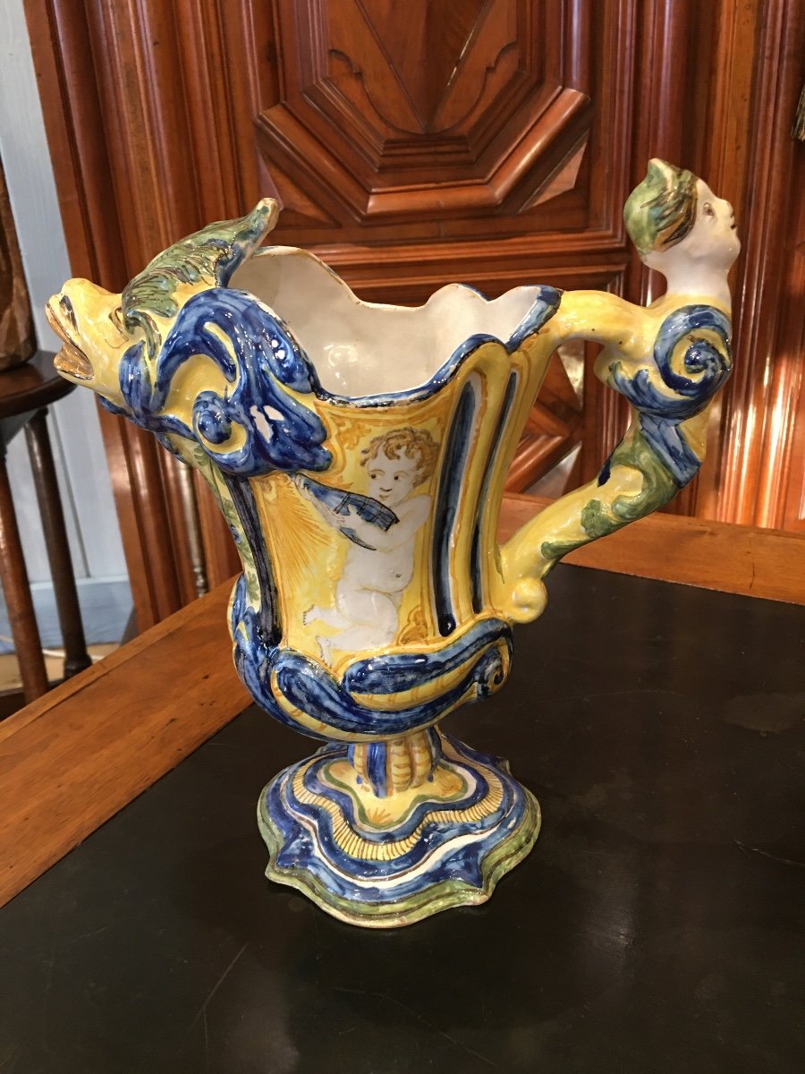 Earthenware Ewer Italy 18 Eme