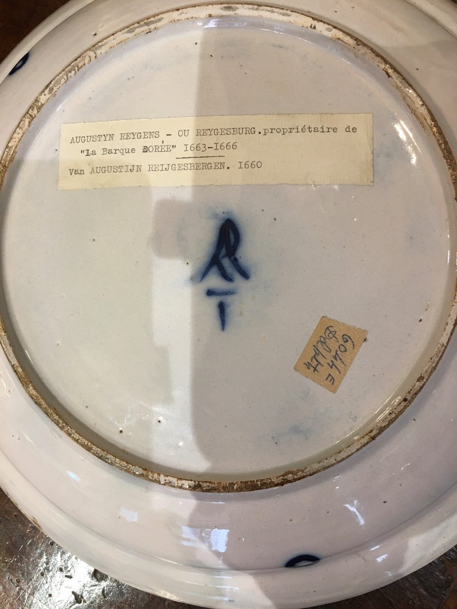 Plat Faïence De Delft 17 Eme-photo-1