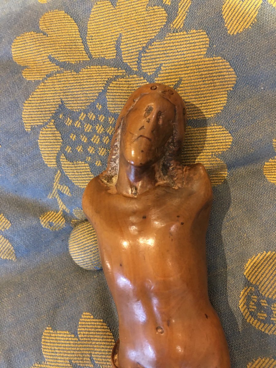 Christ D’adoration Bois Sculpté Haute-epoque-photo-2