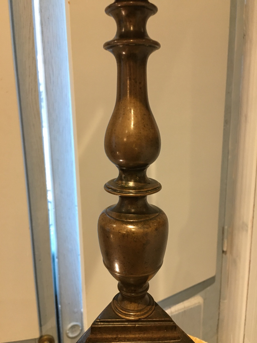 17th Century Bronze Candlestick -photo-1