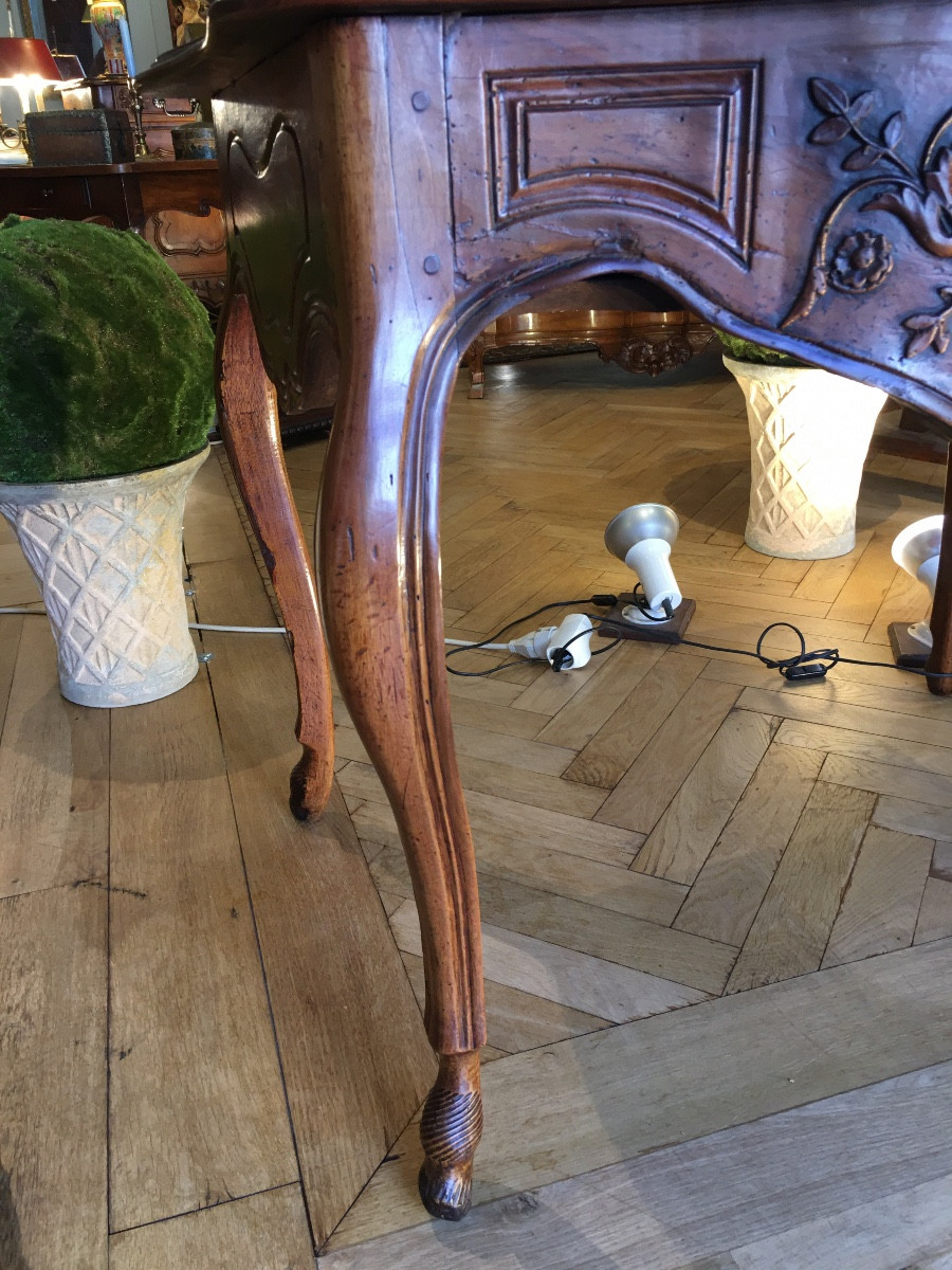 Console louis XV noyer provençale 18eme-photo-3