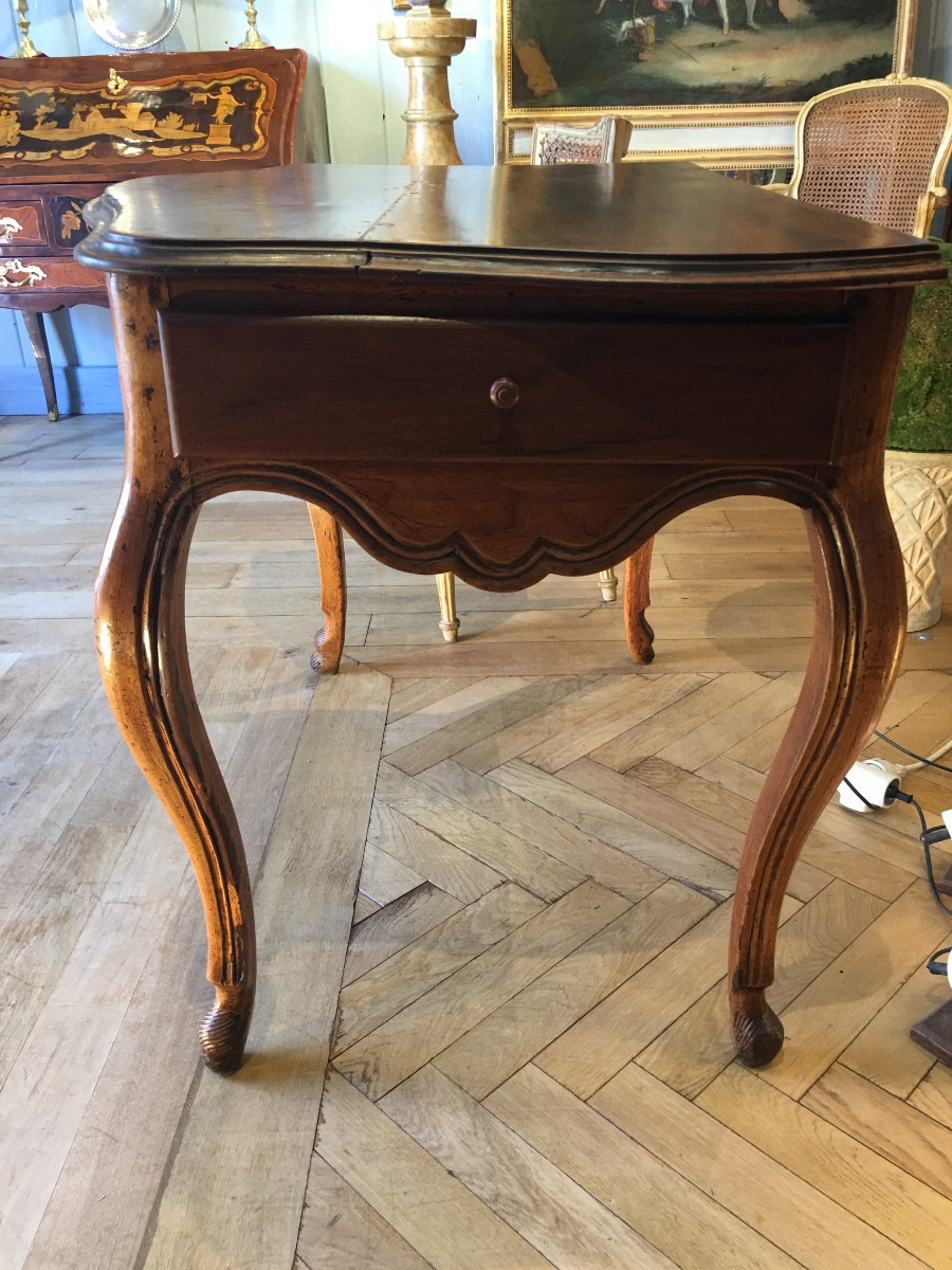 Console louis XV noyer provençale 18eme-photo-1