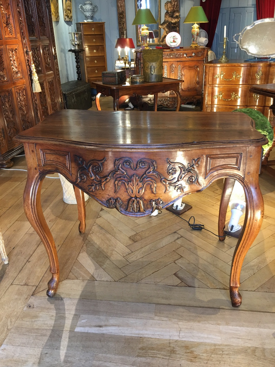 Console louis XV noyer provençale 18eme