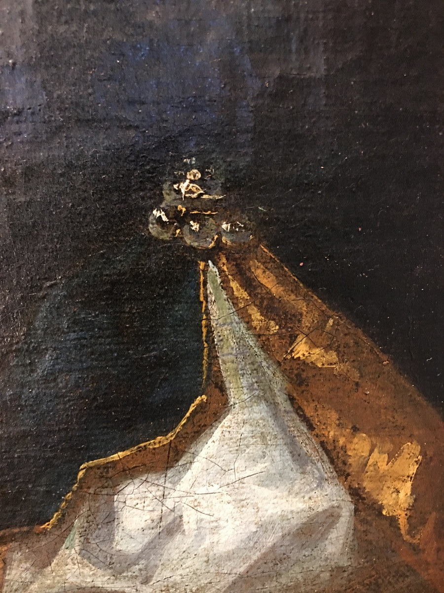 Portrait Of A Noble Lady Ec.fr Early 18th Century-photo-3