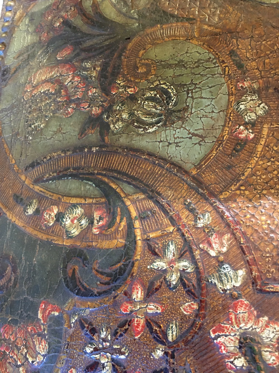 Paire de chaises à bras noyer XVIIeme -photo-4