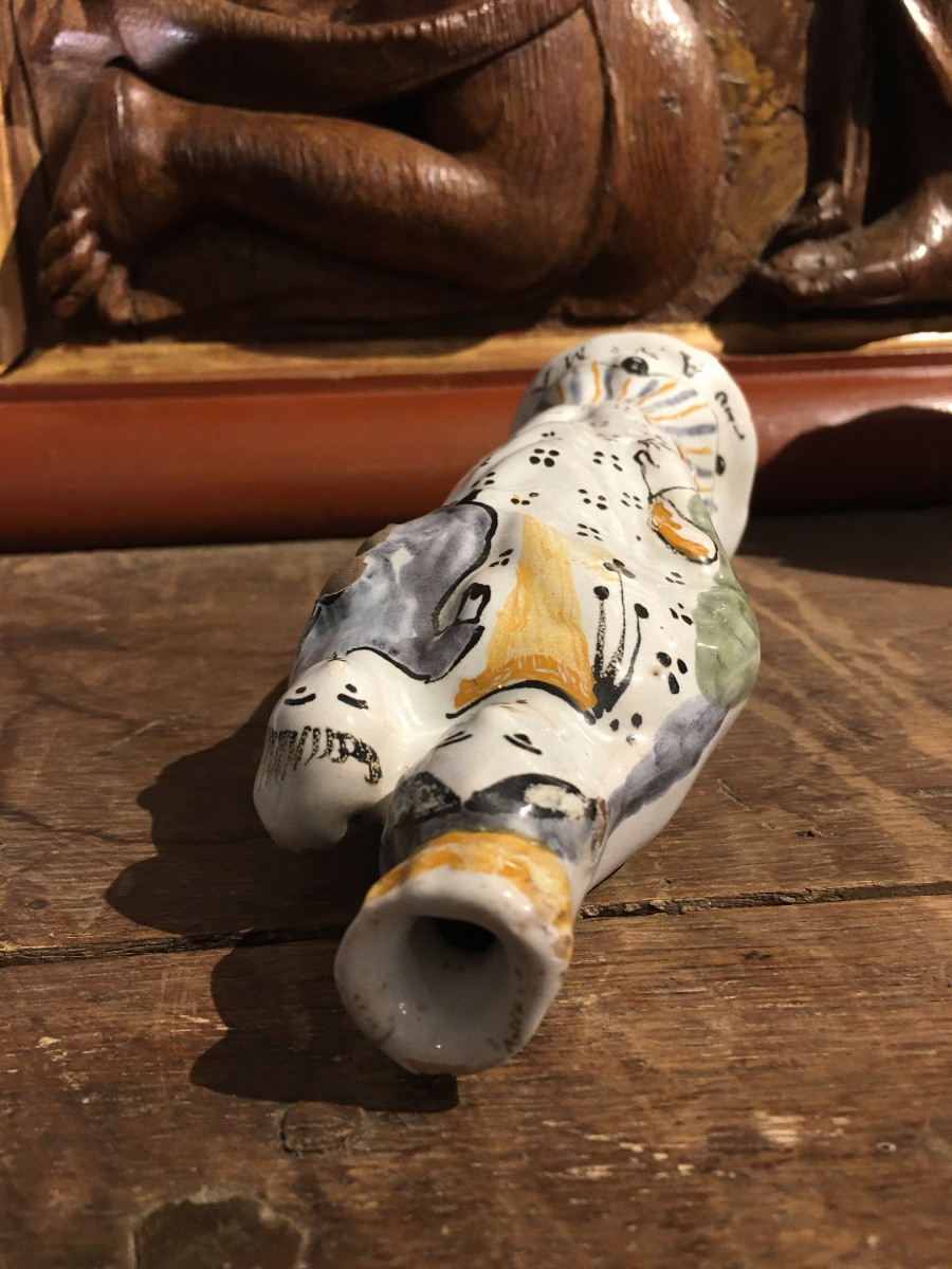 18th Century Faience Virgin Mary After Childbirth-photo-3