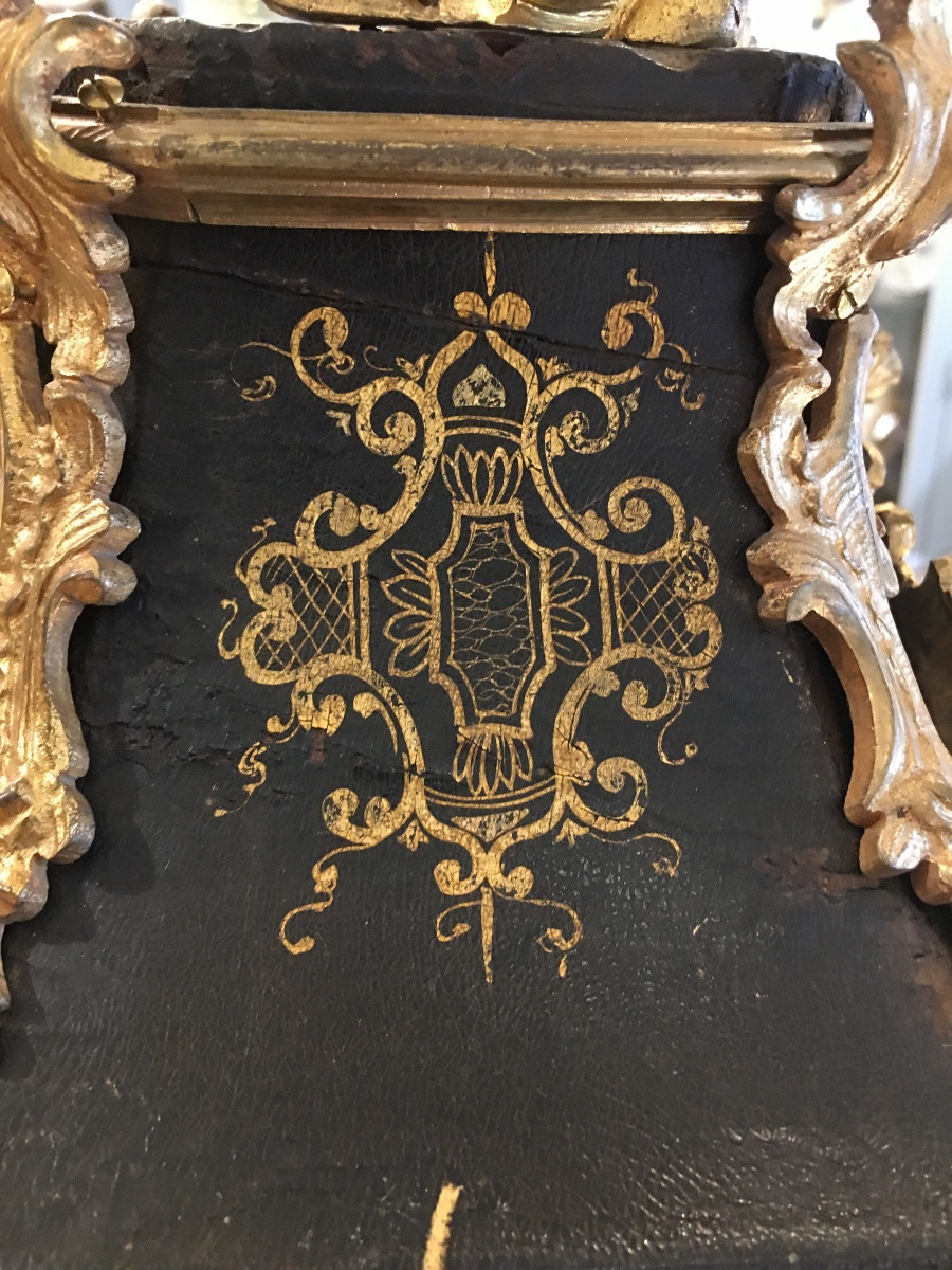 Louis XV Period Wall Clock And Console, 18th Century-photo-5